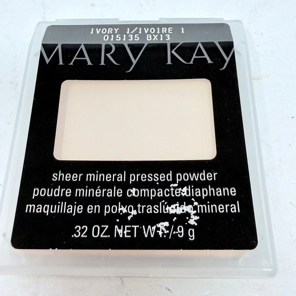 Mary Kay Sheer Mineral Pressed Powder Ivory 1 015135 Face Makeup 0.32 oz New